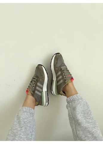 Бежеві літні кросівки adidas zx 500 brown beige адідас зх 500 No Brand
