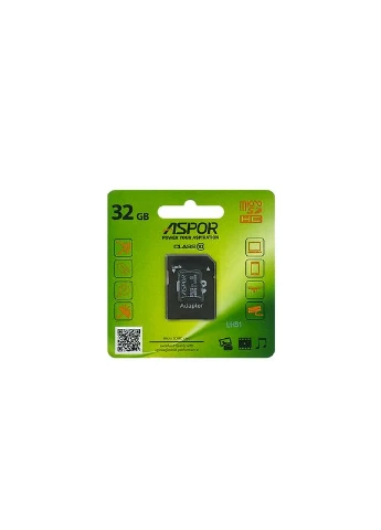 Карта памяти MicroSDHC 32GB UHS-I (Class 10) + SD adapter Aspor (367602783)