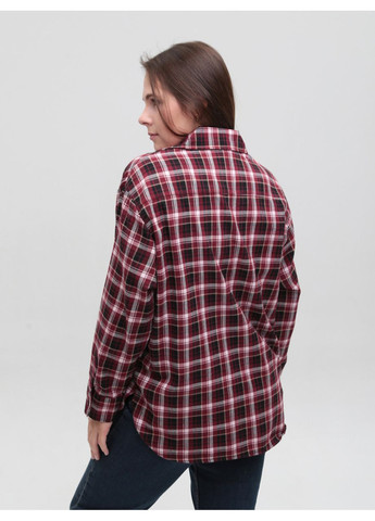 Красная повседневный рубашка в клетку Cracpot