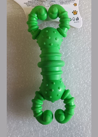 Іграшка для собак Dental Gum гантелька гумова (різні кольори), 11.5 см TATRAPET (307172412)