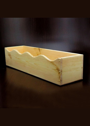 Кашпо з дерева Стокротка 90 ваніль (КАШ-102302) No Brand (328450334)