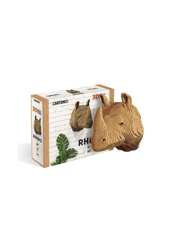 Картонний настнний конструктор " 3D Puzzle RHINO" Cartonic (313103158)