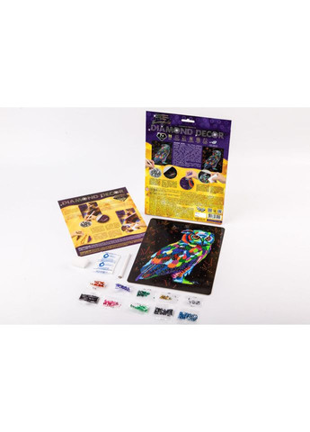 Набір креативної творчості Діамантова сова DD-01-09 "DIAMOND DECOR" Danko Toys (307826684)