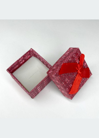 Подарункова упаковка Коробка для прикрас під каблучку Червона 5 см x 3,5 см Finding (316249128)