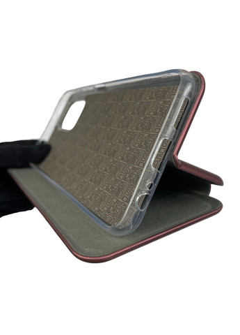 Чехол-книжка для Redmi Note 10S с подставкой на сяоми редми нот 10с бордовая gd1 Xiaomi (366019419)