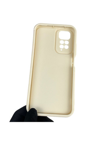 Чехол силиконовый Soft Touch с 3D принтом Майнкрафт для Redmi Note 11 молочный (Полная защита камеры) Xiaomi (373424955)