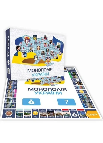 Настільна гра "Монополія України" PLR-0044 українською мовою Flixplay (393174839)