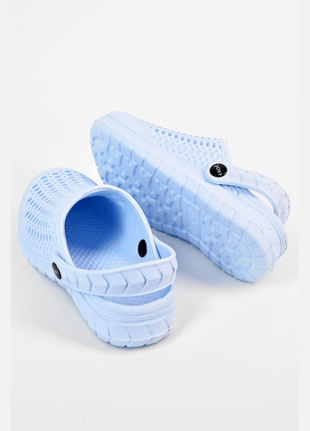 Кроксы детские для девочки светло-голубого цвета Let's Shop (317318883)