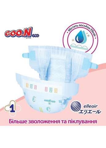 Подгузники Plus для детей 9-14 кг (размер L, на липучках, унисекс, 48 шт) - Plus 48шт (1270203-31157537) Goo.N (365800305)