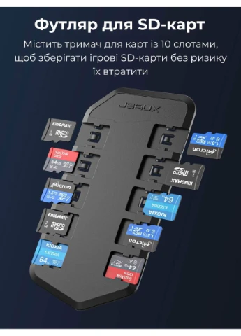 Сумка-чехол BG0105X для Steam Deck/OLED | ROG Ally/X | PlayStation Portal BG0105X, жесткая, с регулируемыми ремнями Jsaux (392735949)