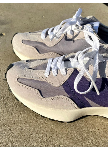 КРОССОВКИ ЖЕНСКИЕ NEW BALANCE 327 GREY VIOLET НЬЮ БЕЛАНС 327 No Brand серые демисезоны (368870490)