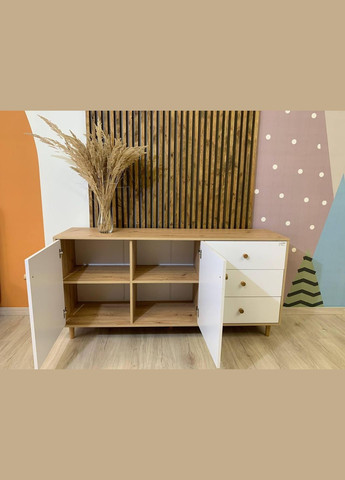 Комод Хьюге-5 Гранит серый/Нимфея альба (-041111) Lion (317271237)