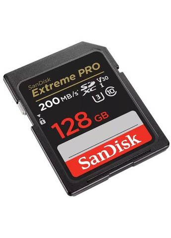 Карта пам'яті SD 128GB C10 UHSI U3 R200/W140MB/s Extreme Pro V30 SanDisk (314980807)