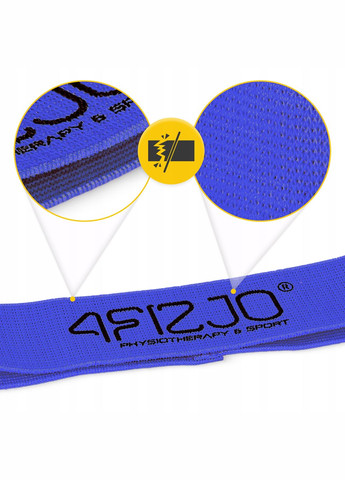 Резинка для фитнеса и спорта из ткани Flex Band 11-15 кг Blue () 4FIZJO P-5907739310934 (340459072)