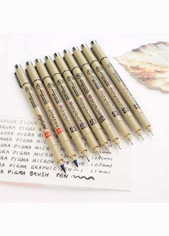 Капиллярные ручки Pigma Micron (0.5), 0,45 мм Sakura (322504099)