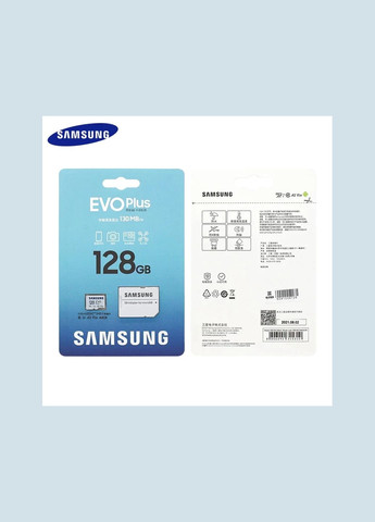 Карта пам'яті Plus EVO 128GB microSD + SD адаптер Samsung (300524054)