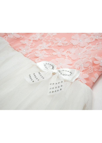 Комбінована сукня з фатиновою спідницею (10926-116g-cream) Breeze (300624901)