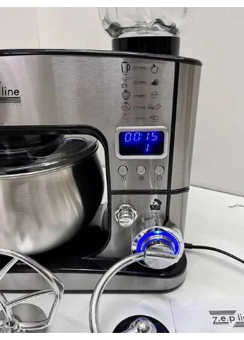 Багатофункціональний блендер ZP-135 4200 Вт 7в1, кухонний комбайн, тістоміс зіплайн, м'ясорубка Zepline (395122619)