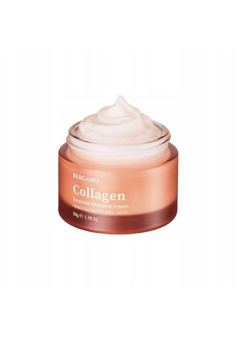 Зволожуючий крем для обличчя з колагеном Collagen Essential Intensive Cream 50 г (8809414192156) Bergamo (360715167)