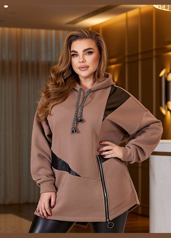 Жіночий костюм лосини та туніка колір мокко New Trend (304987986)