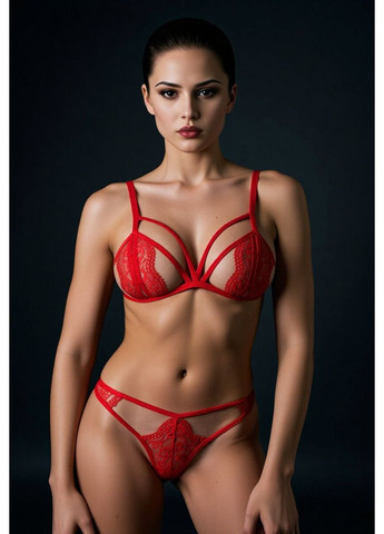 Красный демисезонный комплект anuvera set fire brick cherrylove Passion