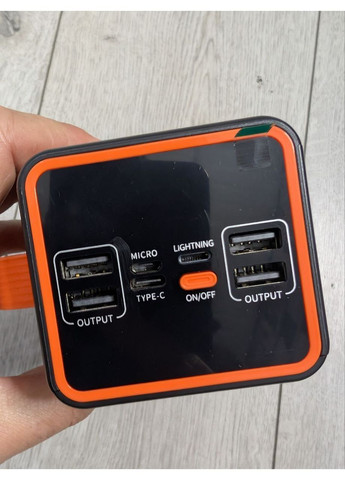 Універсальний повербанк Power Bank Smart 50000 мАг з швидкою зарядкою Помаранчевий ремінець (2104618894) No Brand (372466641)