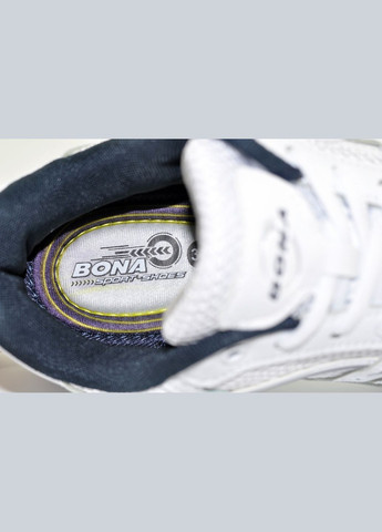 Белые летние кроссовки унисекс Bona