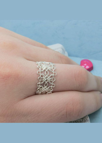Срібна каблучка "Ажур" 18 No Brand (350667570)