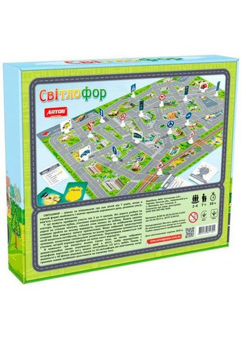 Обучающая настольная игра "Светофор" (укр) Artos (365654730)
