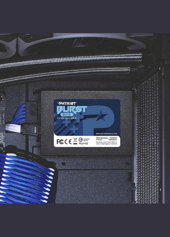 Накопитель SSD 240GB Burst Elite 2.5" SATAIII TLC (PBE240GS25SSDR) Patriot (336956906)