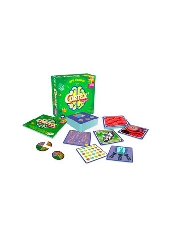 Карточная игра "Cortex 2 challenge Kids" 101007919, 90 карточек, 24 фишки очков Yago (396682184)