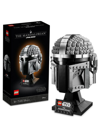 Конструктор Star Wars Шлем Мандалорца 584 детали (75328) Lego (304055584)