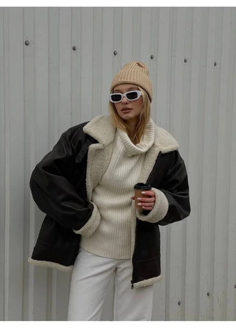Шапка унісекс біні Oversize Rib – рубчик JUGO LOVELY Beanie Rib (377724099)