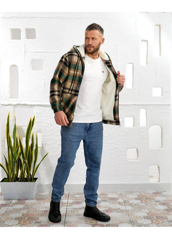 Рубашка чоловіча на хутрі — шалено тепла та зручна (заміри в описі) DK/DL Мода без кордонів (369503791)