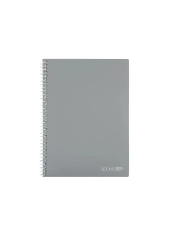Блокнот A5 80 арк, клітинка, спіраль, пласт. обк, ECONOMIX (401684335)