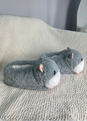 Тапки унисекс плюшевые хомяки антискользящая подошва тапочки хомяк My Kigu (366742064)