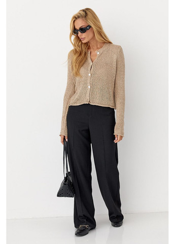 Класичні жіночі прямі штани Lurex (350948929)