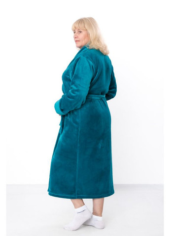 Махровый женский халат с карманами (плюс сайз) (p-498) Носи своє (365629739)