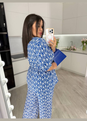 Костюм штапель,кофта на запах та штани із кишенями No Brand (329454739)