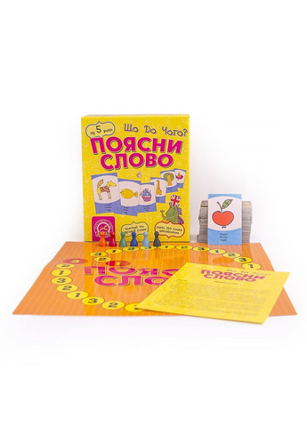 Настольная игра Поясни слово. Что к чему? 911289 Arial (362475364)