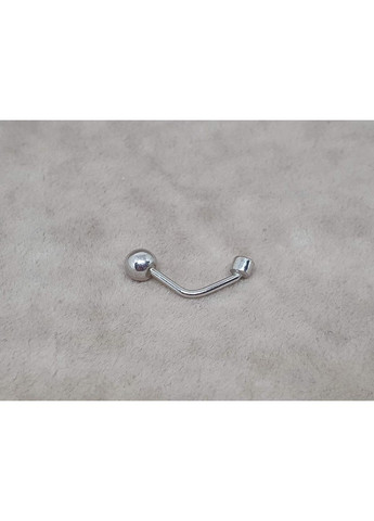 Срібна сережка для пірсингу пупка. 7015U UMAX (352196535)