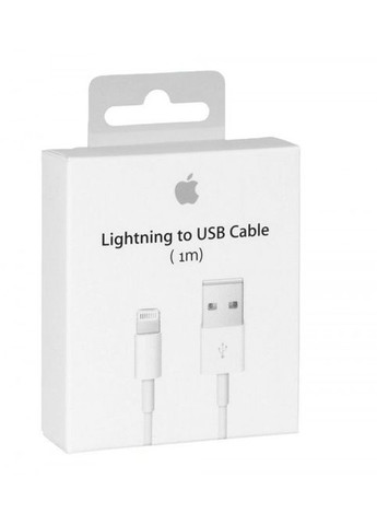 Кабель оригинальный iPhone 5 6 7 8 X Apple Lightning to Usb Cable MD818ZM/A Foxconn (279827325)