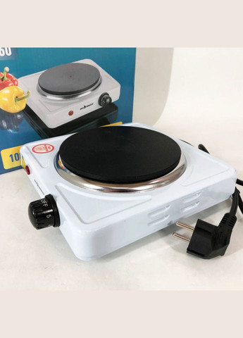 Настільна плита електрична SB-060, потужна настільна електроплита. Колір: білий Sea Breeze (365670337)