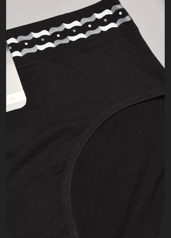 Трусы женские полубатальные черного цвета Let's Shop (314902289)