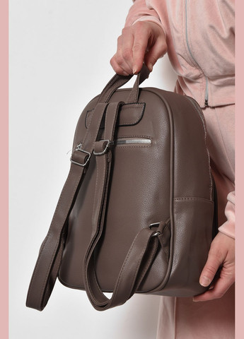 Рюкзак жіночий кольору мокко Let's Shop (278761239)