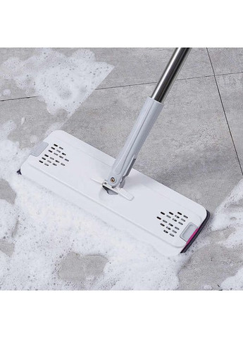 Комплект швабра з відром Clean Pro Mop із системою авто-віджиму для швидкого прибирання CM-1209 White Stenson (350349058)