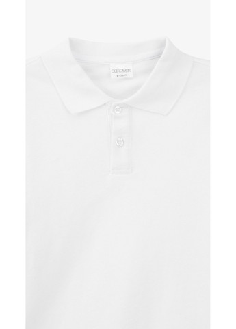 Поло однотонное для мальчика 23605 134 см Белый shop (2000999223938) Dinomin (365686410)