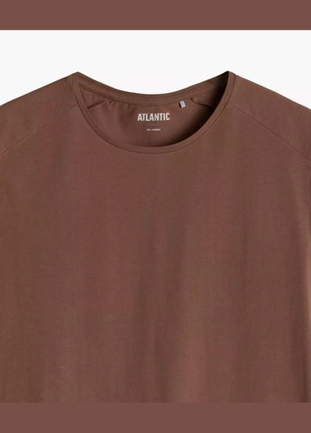 Коричнева всесезон жіноча піжама футболка + шорти Atlantic