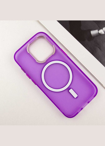 Чехол TPU+PC Lily with MagSafe для Apple (6.7") Сиреневый | Purple Epik iPhone 15 Pro Max (300582619)