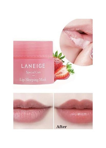 Ягодная ночная питательная маска для губ Lip Sleeping Mask Berry 3 ml LANEIGE (358499667)